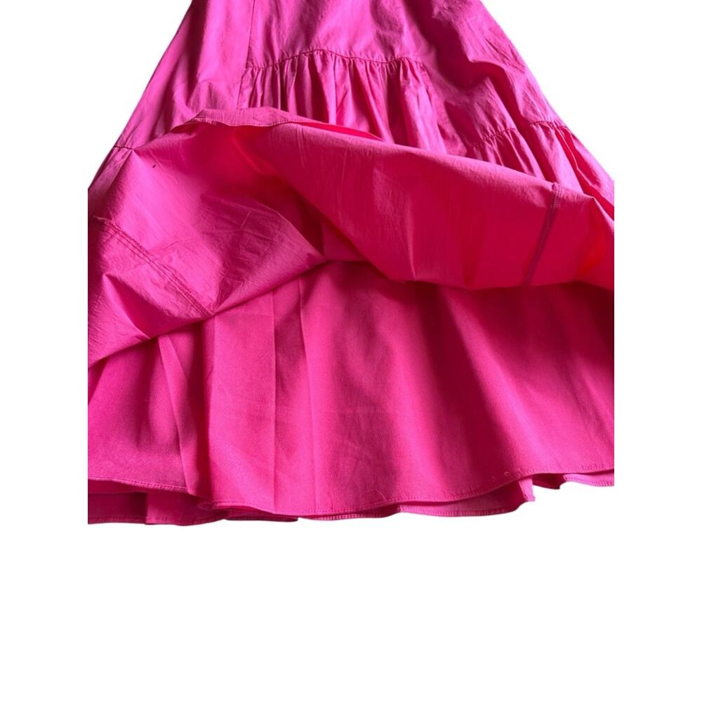 NWT Tuckernuck x Cameran Eubanks Marissa Dress Pink Midi Off Shoulder Pockets M - Picture 14 of 14